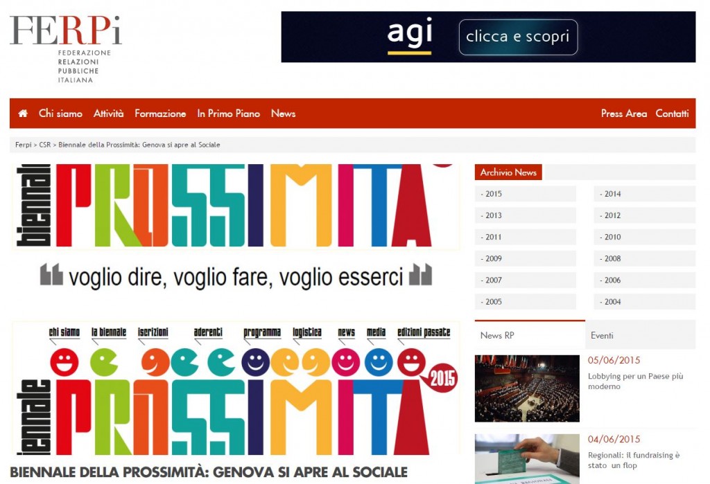 06 Giugno - Articolo sulla Biennale su FERPi