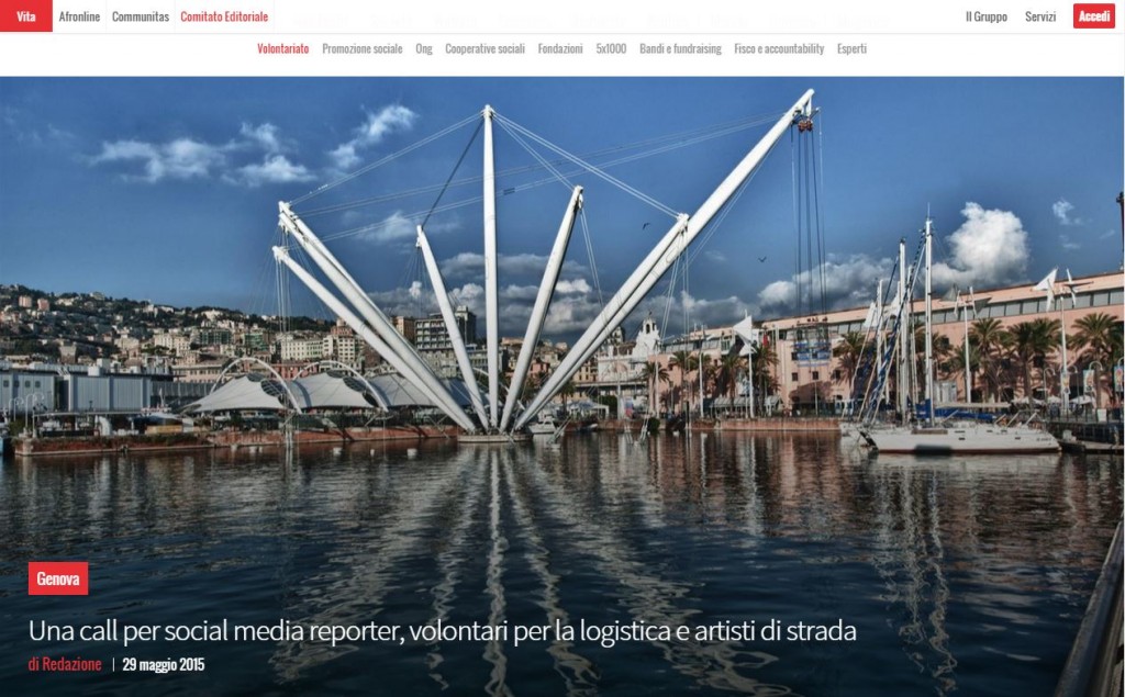 29 Maggio - Articolo sulla Biennale su Vita